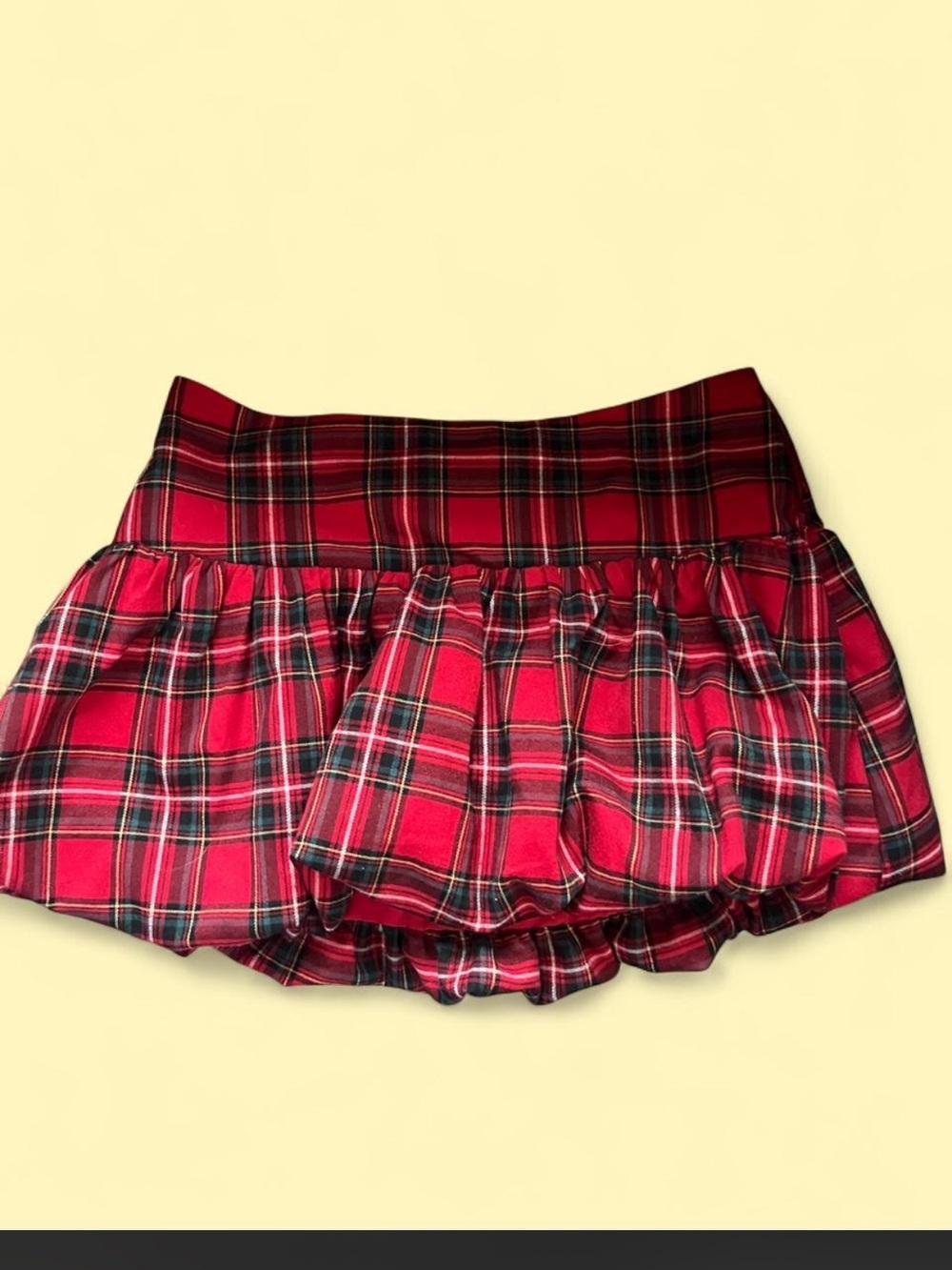 Hollister plaid skirt size XS